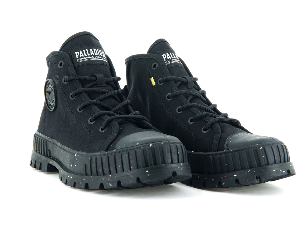 Zapatillas Palladium PALLASHOCK SUPPLY Hombre Negras | Costa Rica-28957